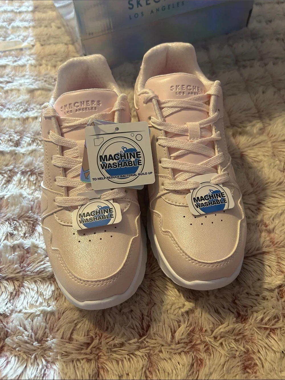 Skechers Street  Girls' Uno Lite 2.0 Pink Machine Washable Sneakers